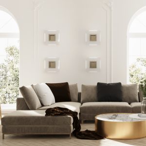 d1885 Square Vetroso Wall Fixture