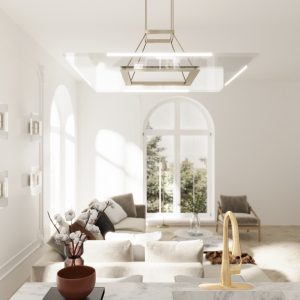 d5885 Square Vetroso Pendant